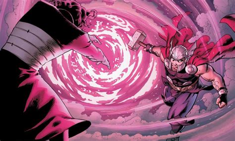 I think he definitely can. . Scarlet witch vs thor